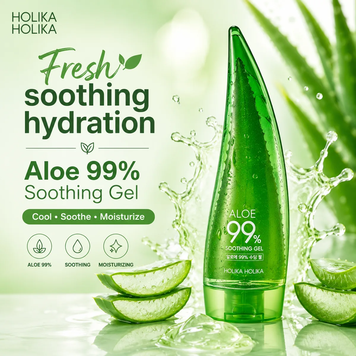 Holika Holika Aloe 99% Soothing Gel 250ml